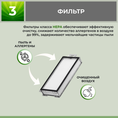 Набор аксессуаров Maxi для робота-пылесоса Roborock Q7+, белые боковые щетки